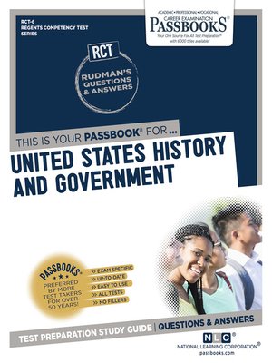 cover image of UNITED STATES HISTORY AND GOVERNMENT